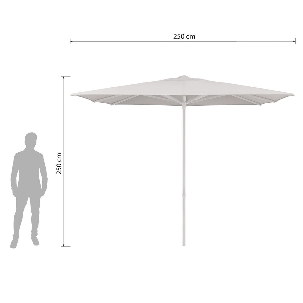 Midtstolpe-parasoll Easy Contract 250x250 cm bakside