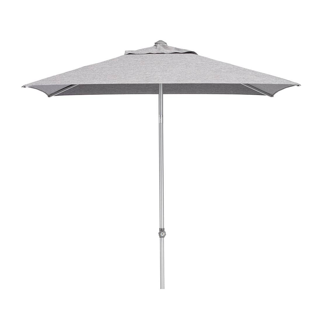 Midtstolpe-parasoll Easy Push 210x150 cm aluminium bakside