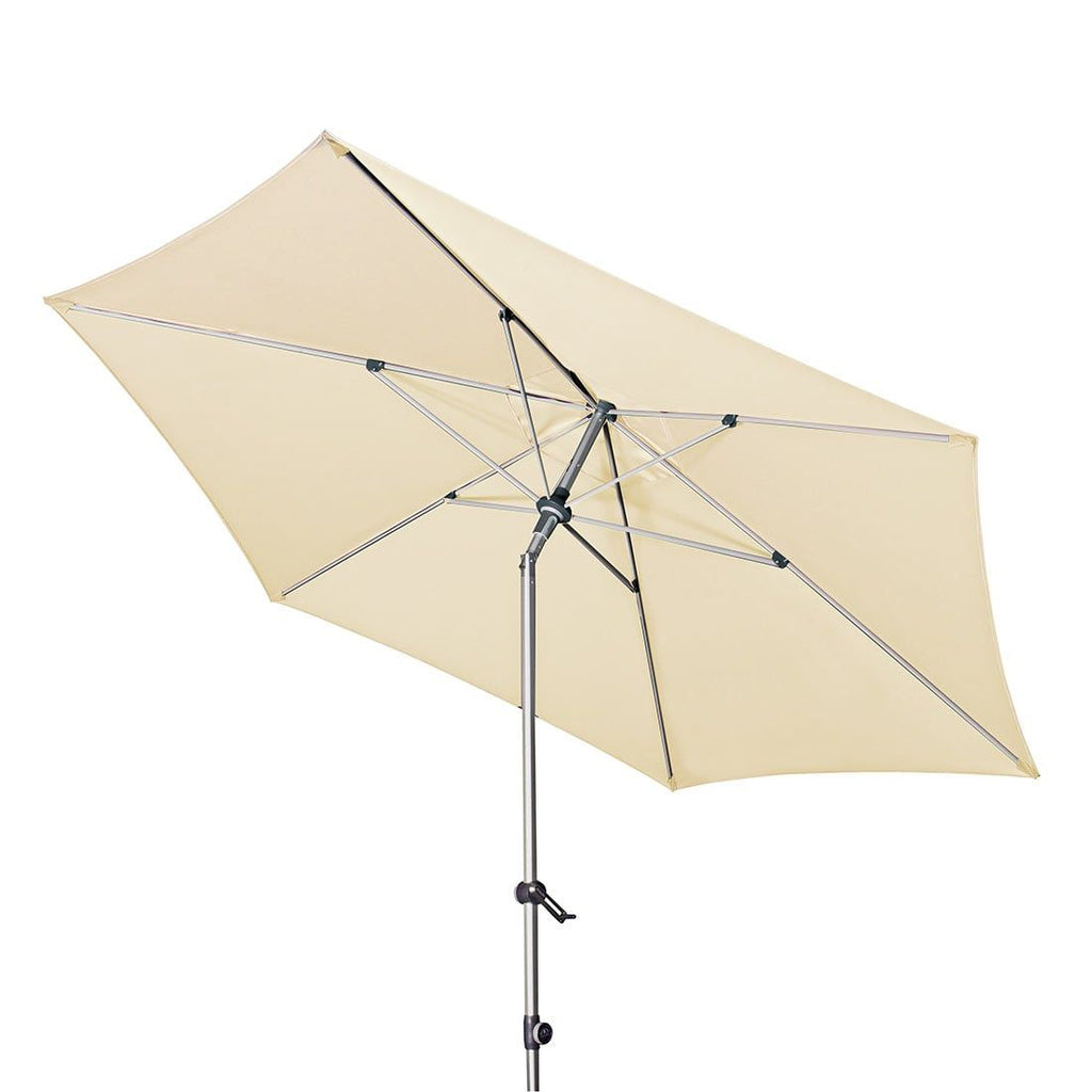 Midtstolpe-parasoll Expert Ø320 cm vippbar detalj av stoff