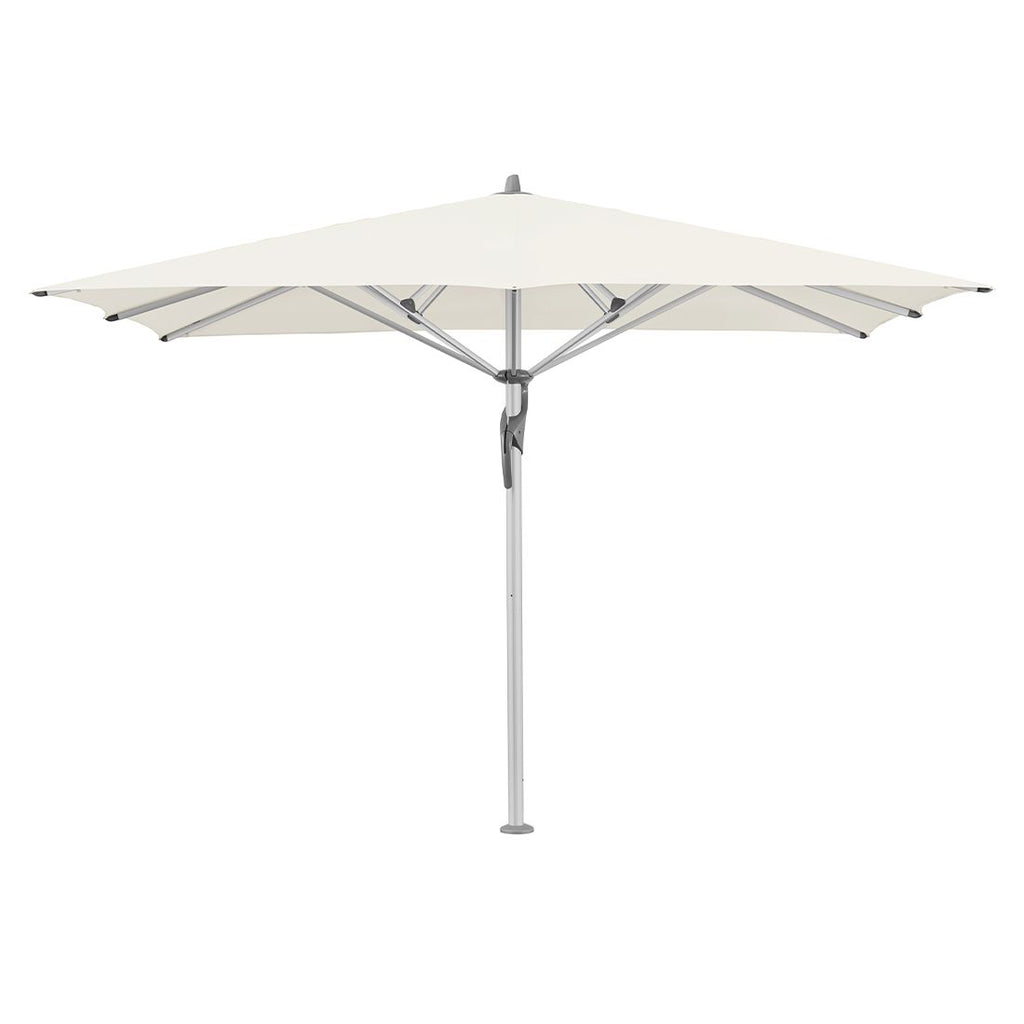 Midtstolpe-parasoll Fortello Ø400 cm off-white forfra