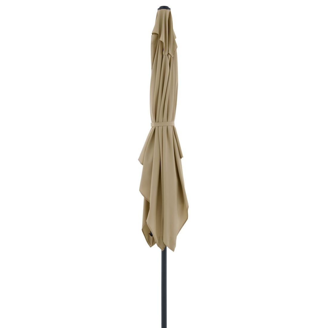 Midtstolpe-parasoll Life 250x200cm antrasitt/sand detalj av stoff