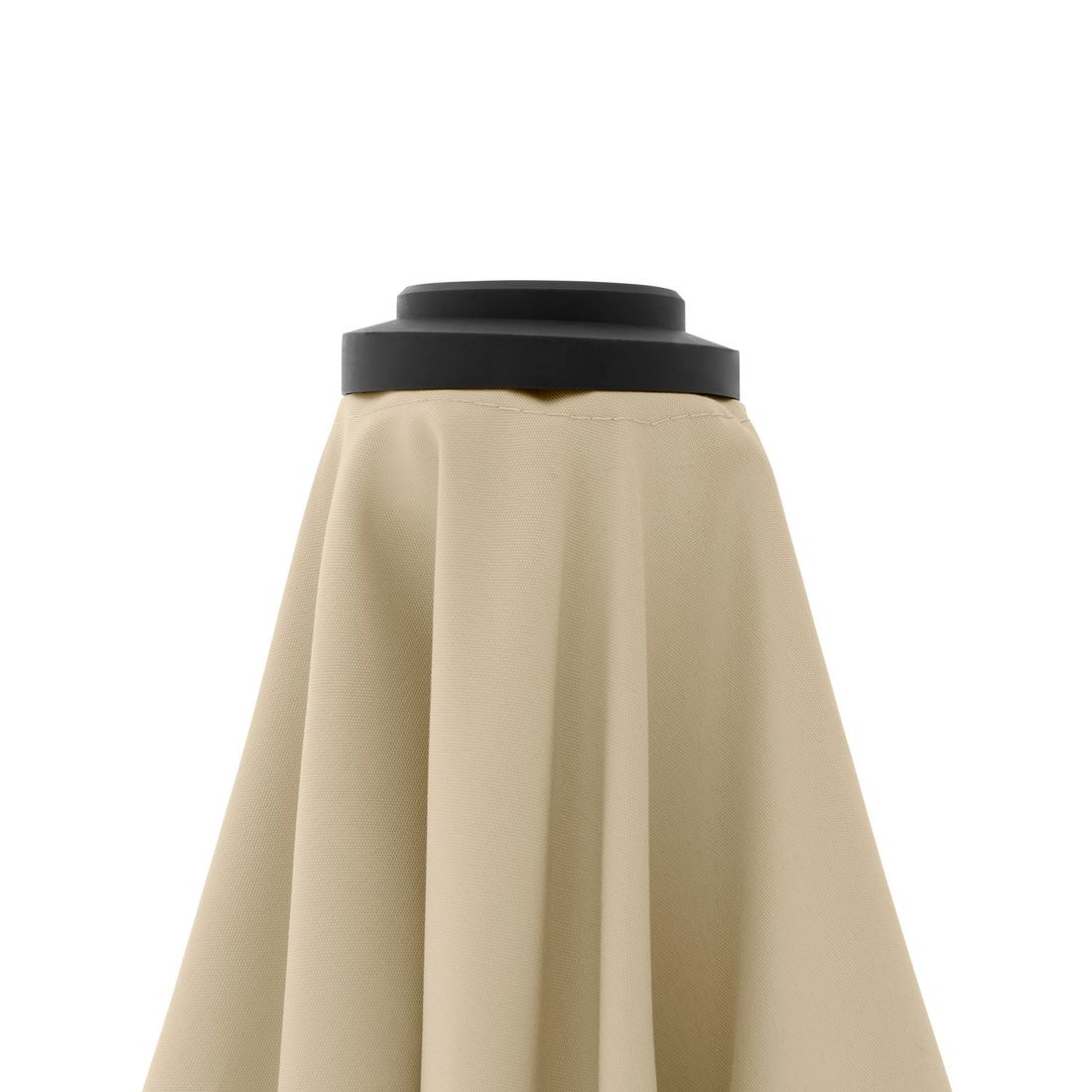 Midtstolpe-parasoll Life 250x200cm antrasitt/sand stoff kvalitet