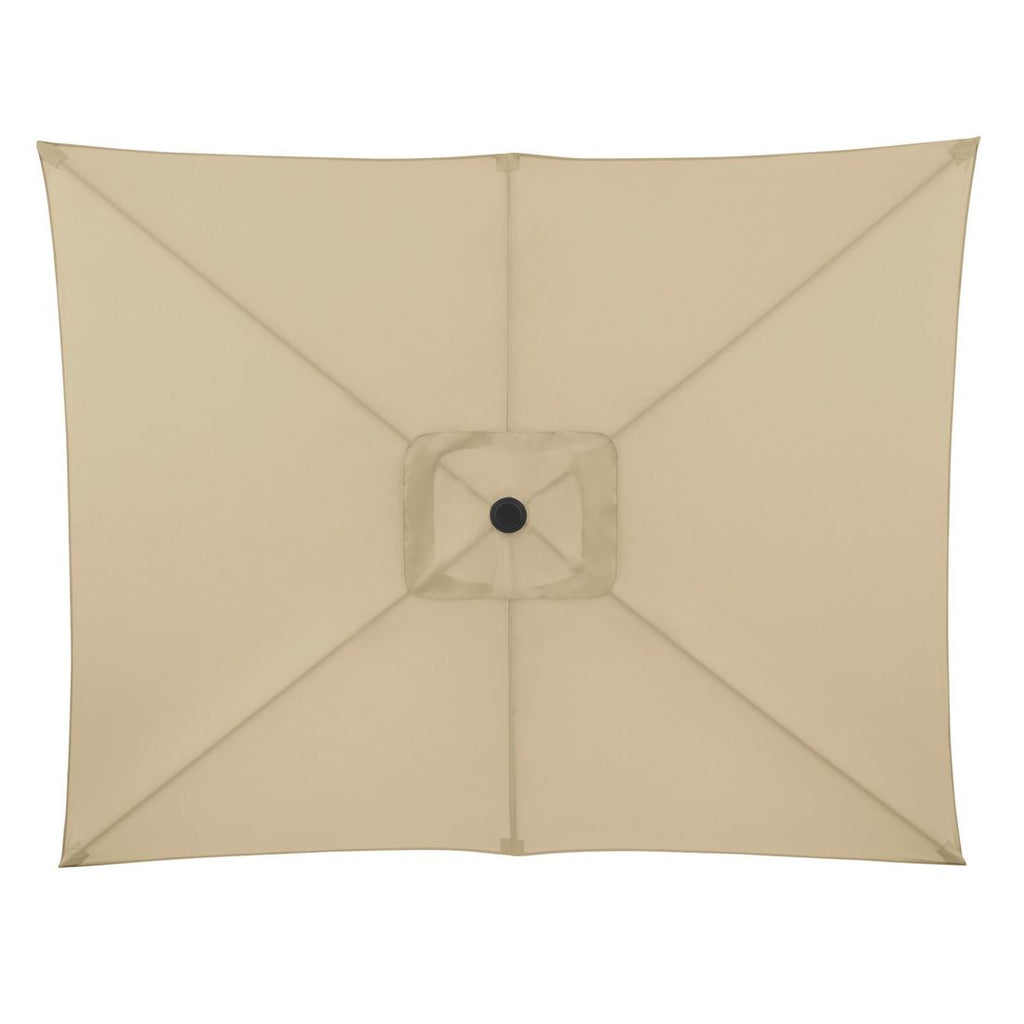 Midtstolpe-parasoll Life 250x200cm antrasitt/sand samlet