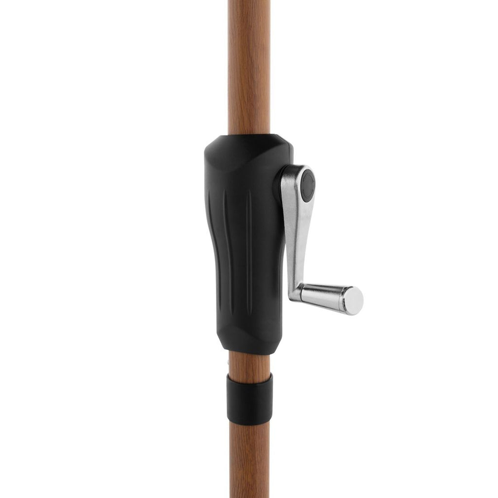 Midtstolpe-parasoll Life Ø305cm natur - Doppler med åpen duk