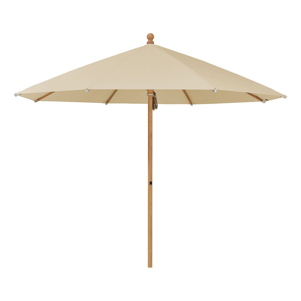 Midtstolpe-parasoll Piazzino Ø300cm sett bakfra