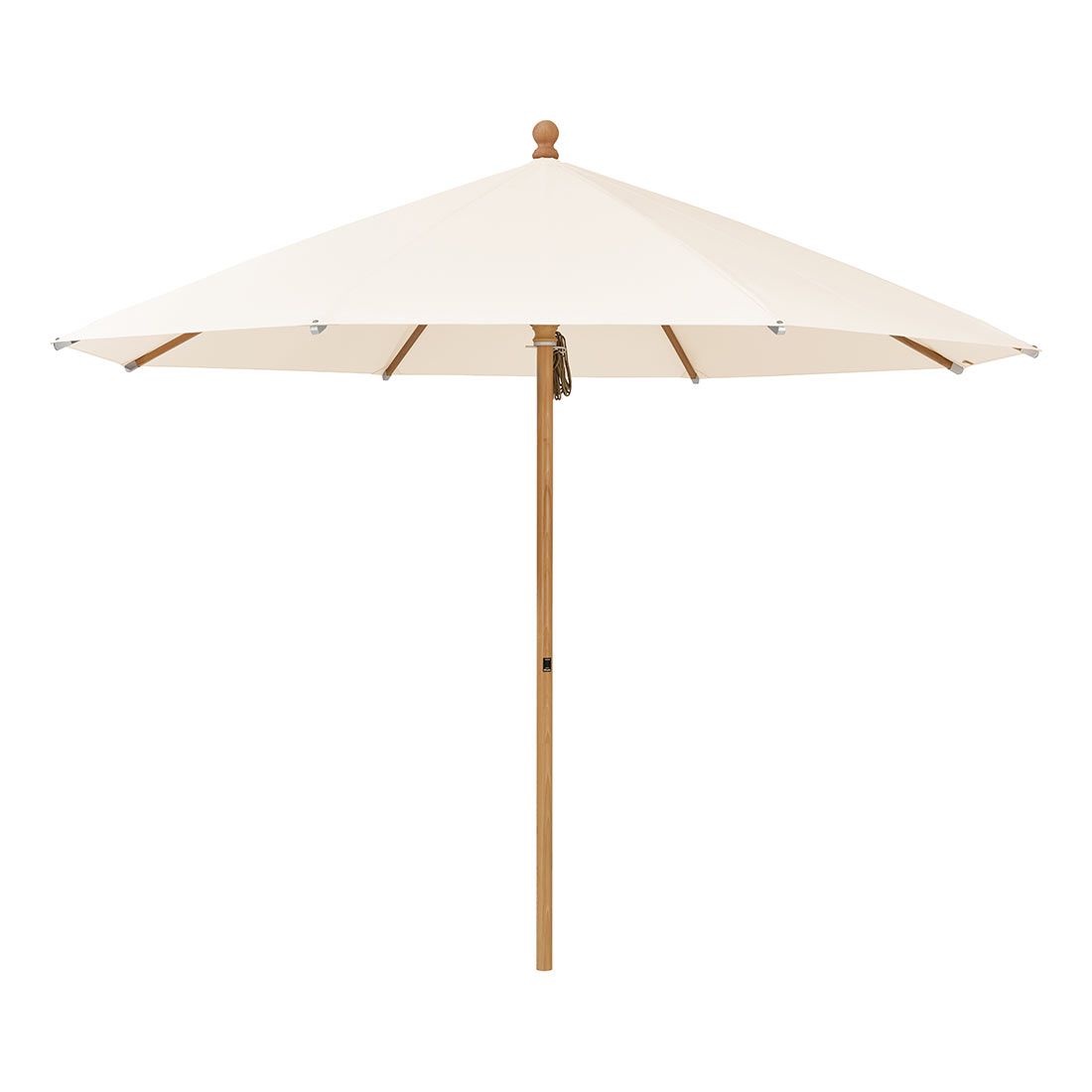 Midtstolpe-parasoll Piazzino Ø350cm Glatz bakside