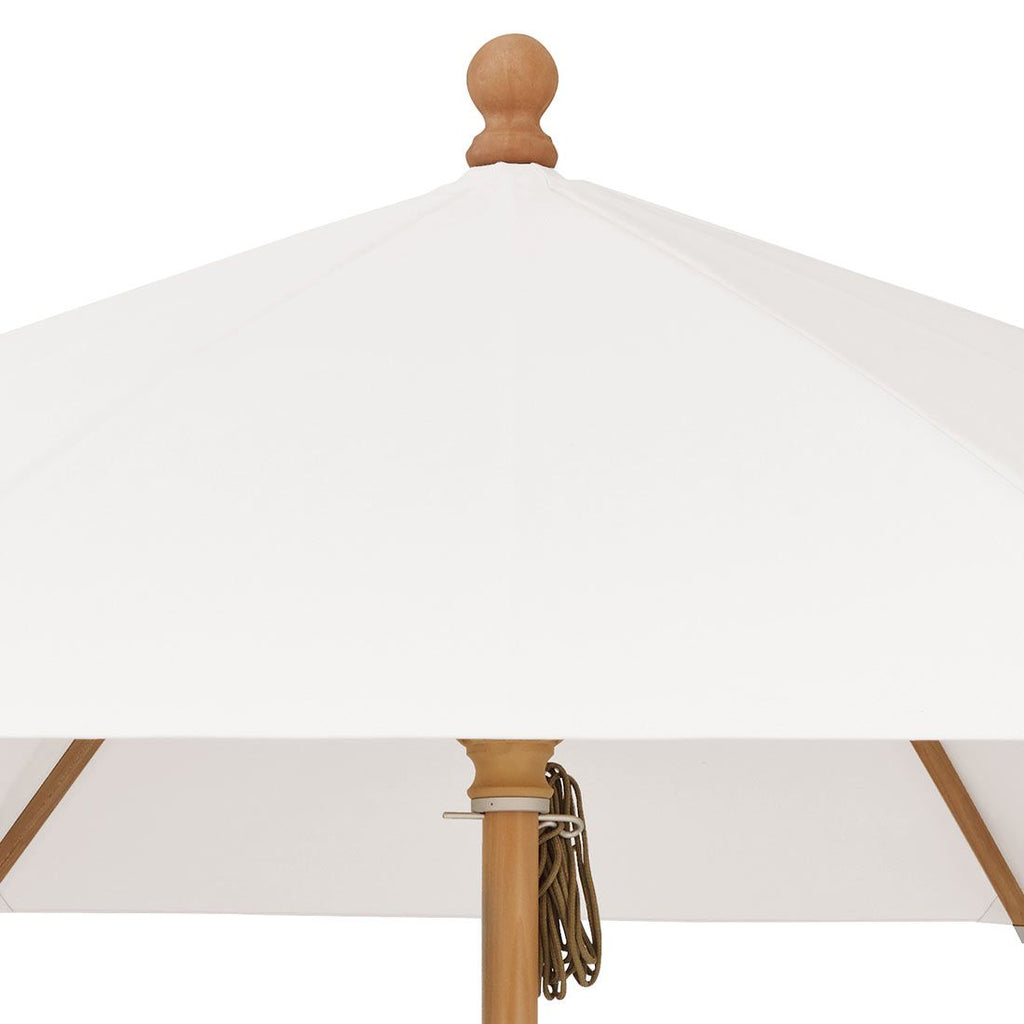 Detalj av Midtstolpe-parasoll Piazzino Ø350cm Glatz stoff