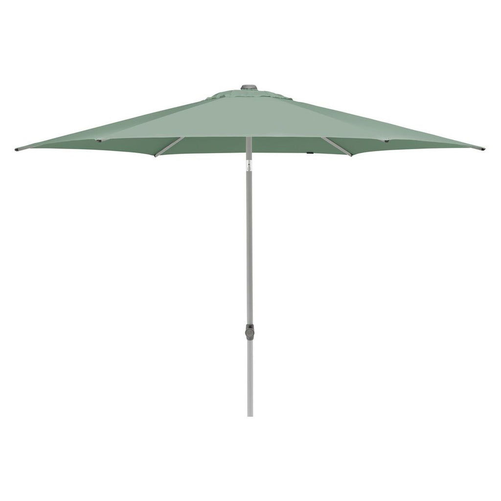 Midtstolpe-parasoll Pop Up Ø250 cm - Suncomfort montert i hage