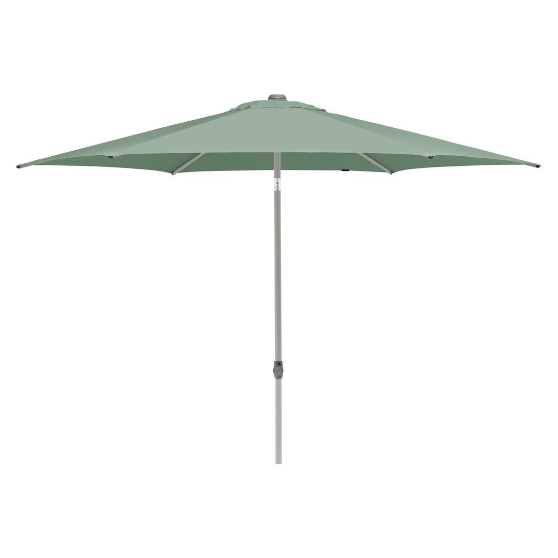Midtstolpe-parasoll Pop Up Ø250 cm - Suncomfort montert i hage