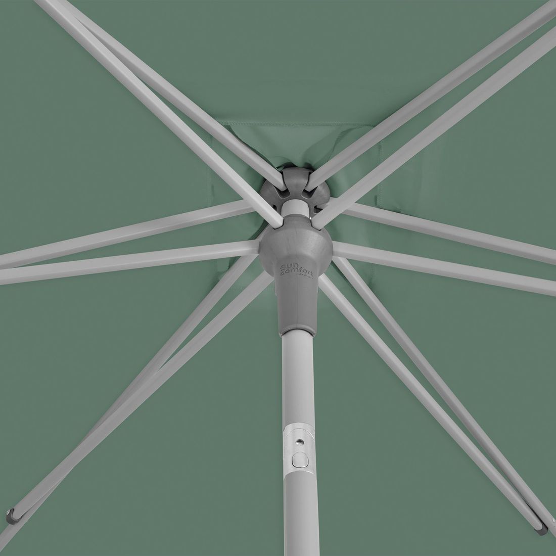 Midtstolpe-parasoll Pop Up Ø250 cm - Suncomfort
