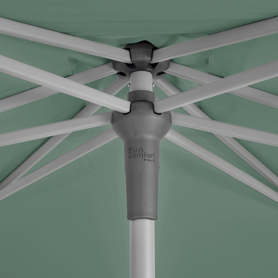 Midtstolpe-parasoll Pop Up Ø250 cm - Suncomfort