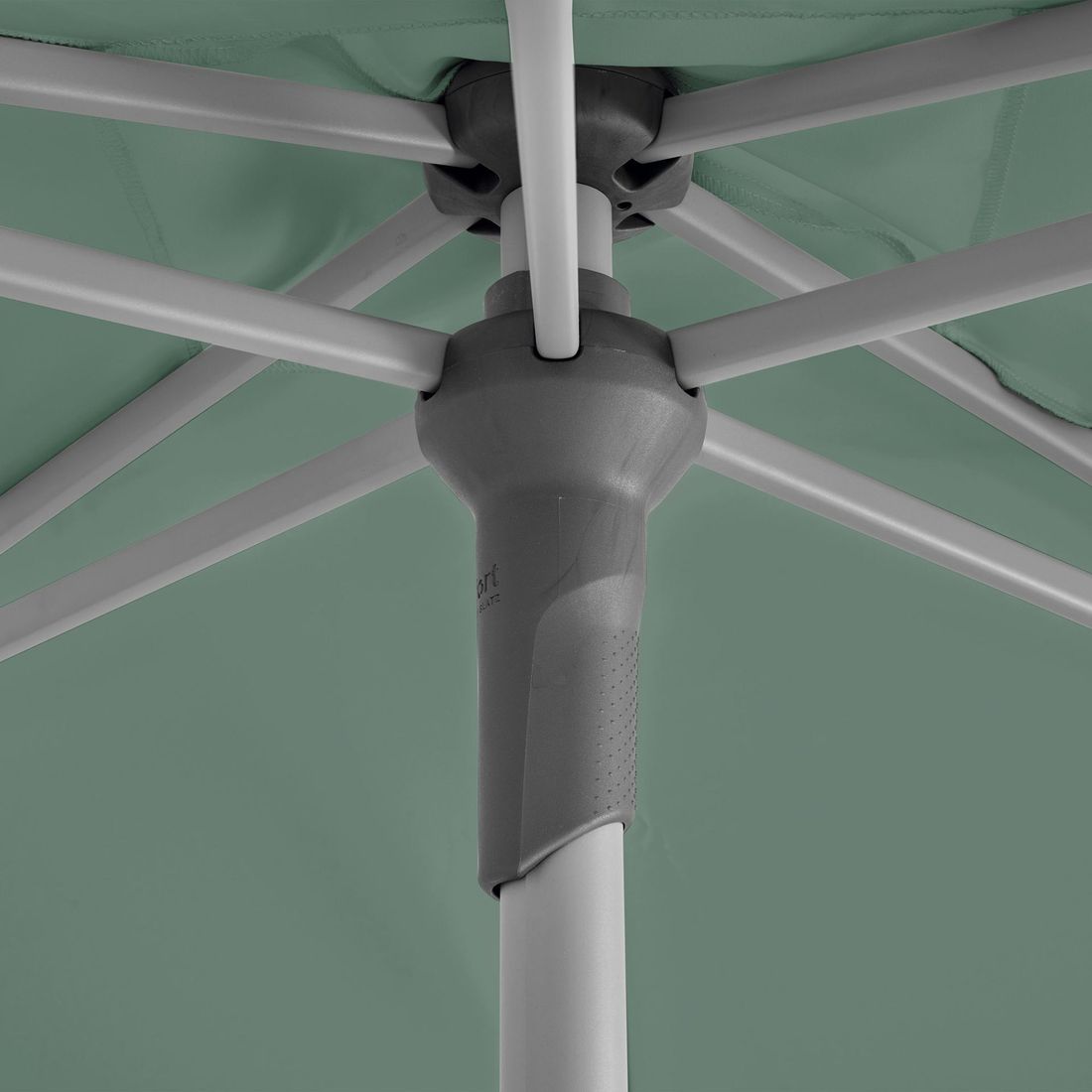 Midtstolpe-parasoll Pop Up Ø250 cm - Suncomfort