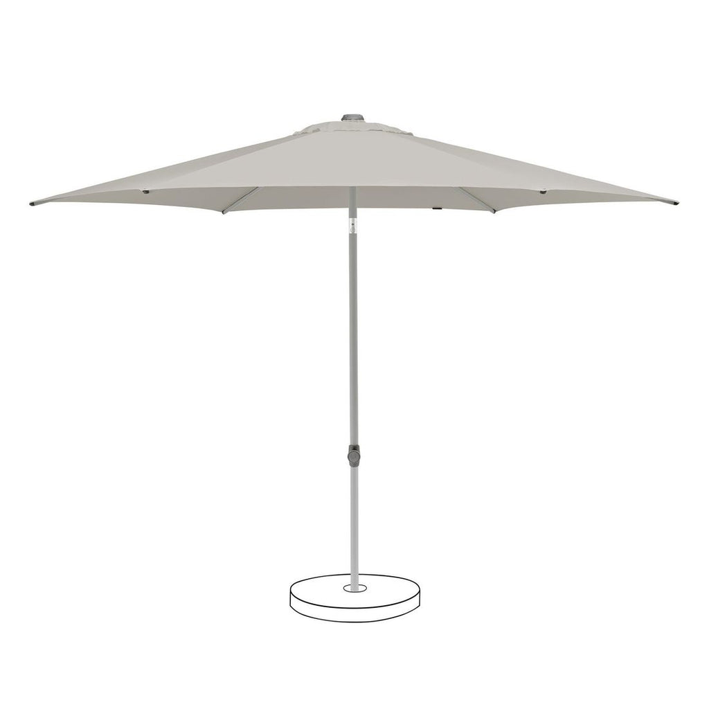Midtstolpe-parasoll Pop Up Ø300 cm - Suncomfort detalj av stoff
