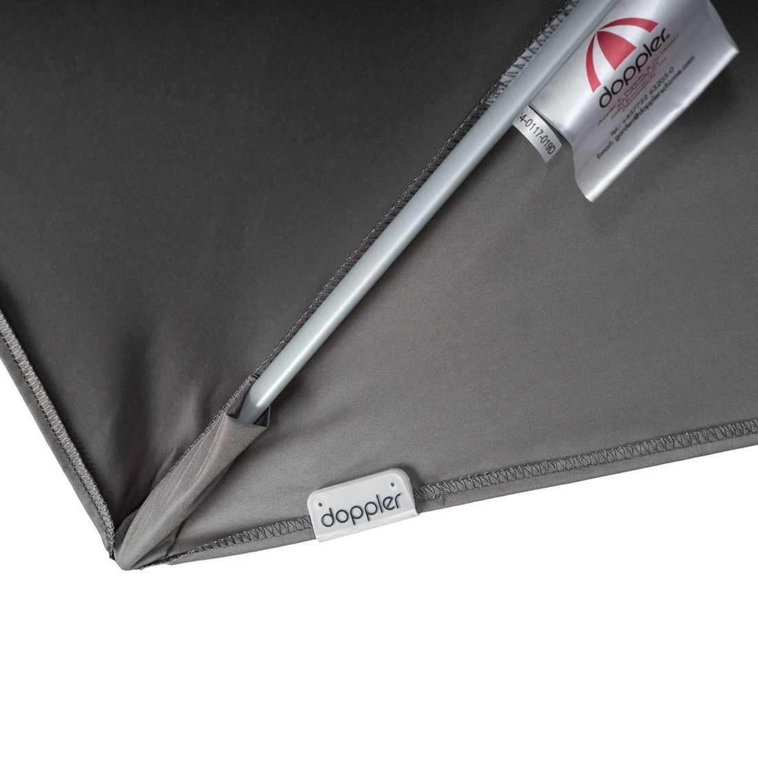 Midtstolpe-parasoll Profi 300x200cm off-white - Doppler