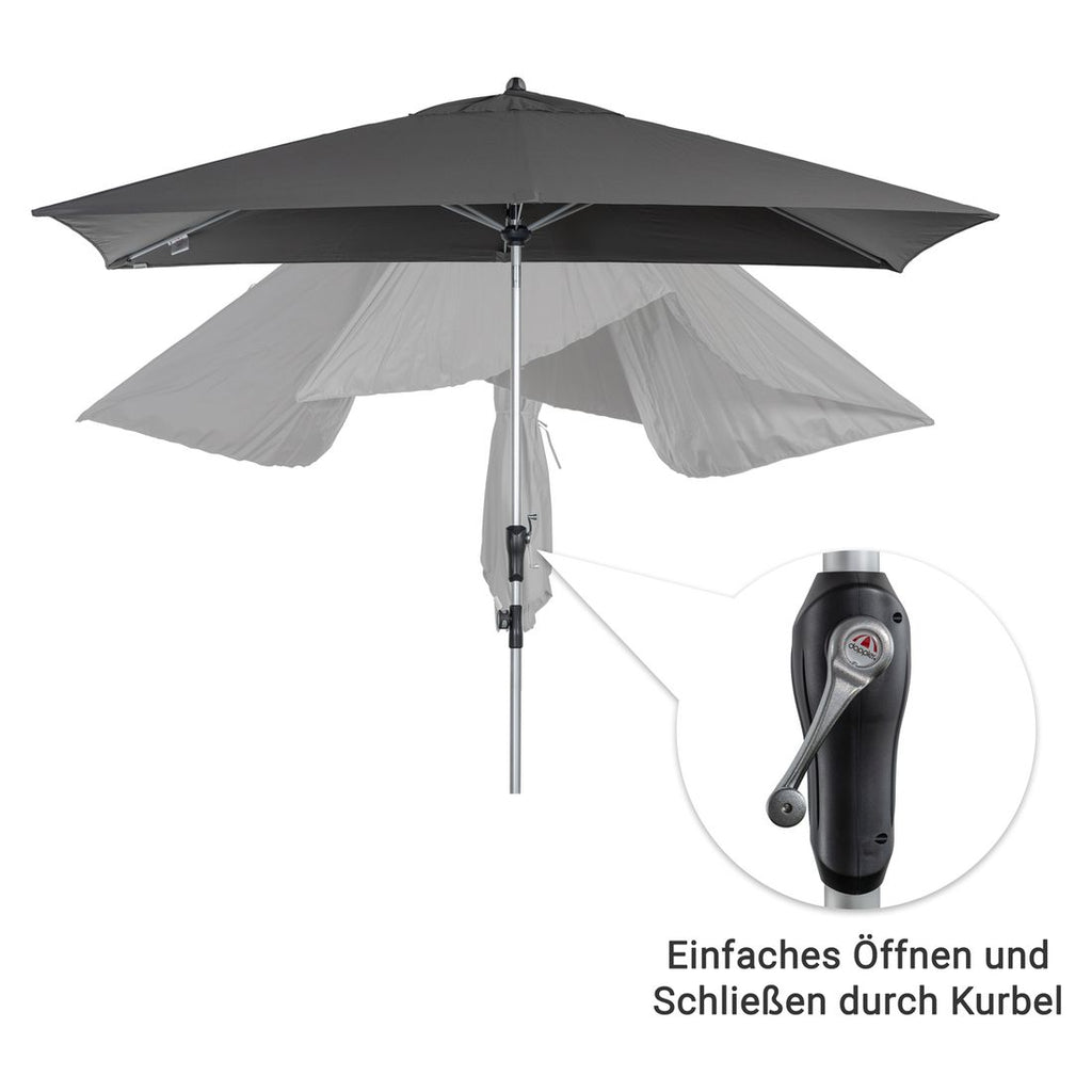 Midtstolpe-parasoll Profi 300x200cm off-white - Doppler