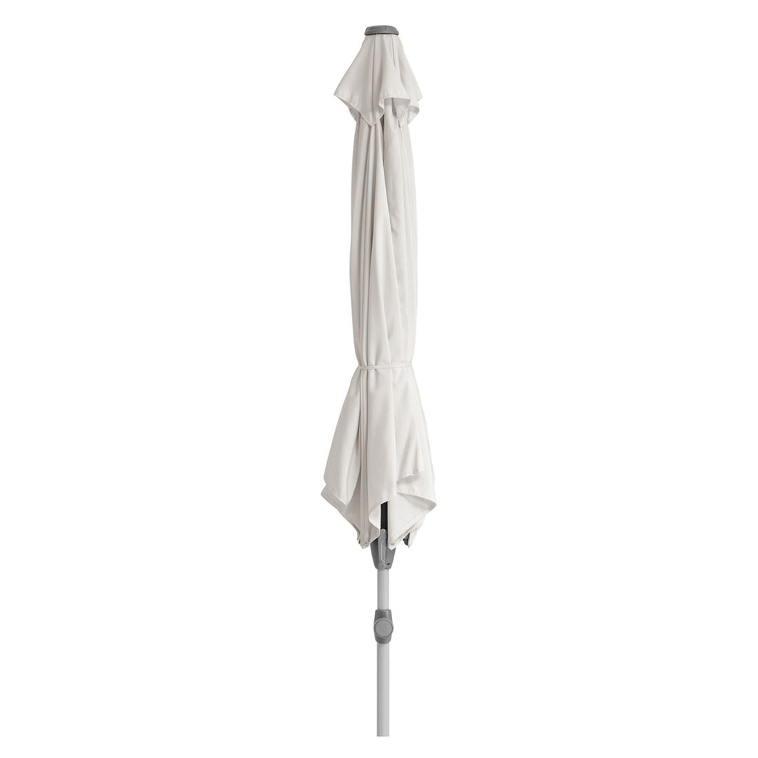 Midtstolpe-parasoll Shell Turn Ø300cm lysgrå - Suncomfort