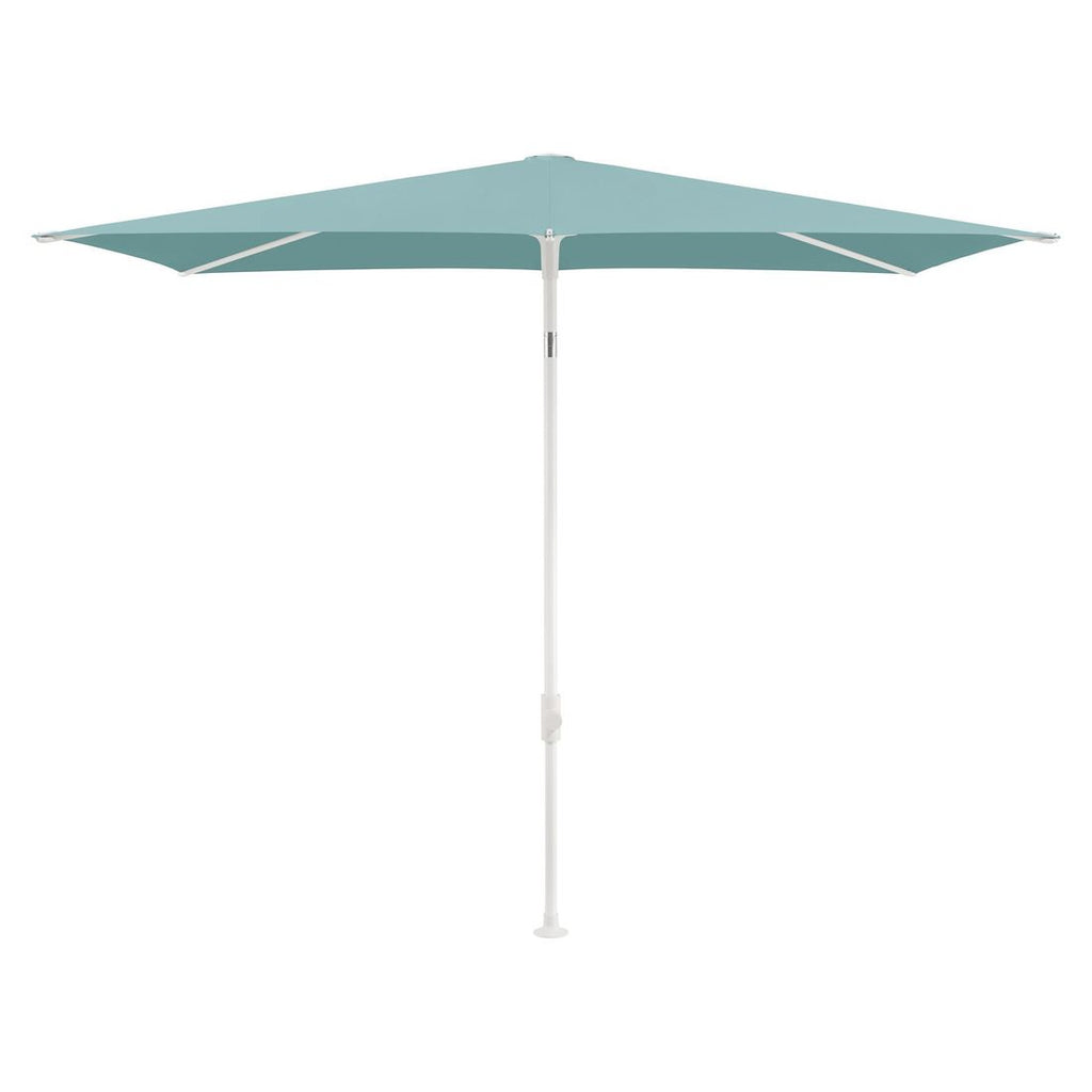 Midtstolpe-parasoll Smart 250x200 cm hvit/ocean bakside