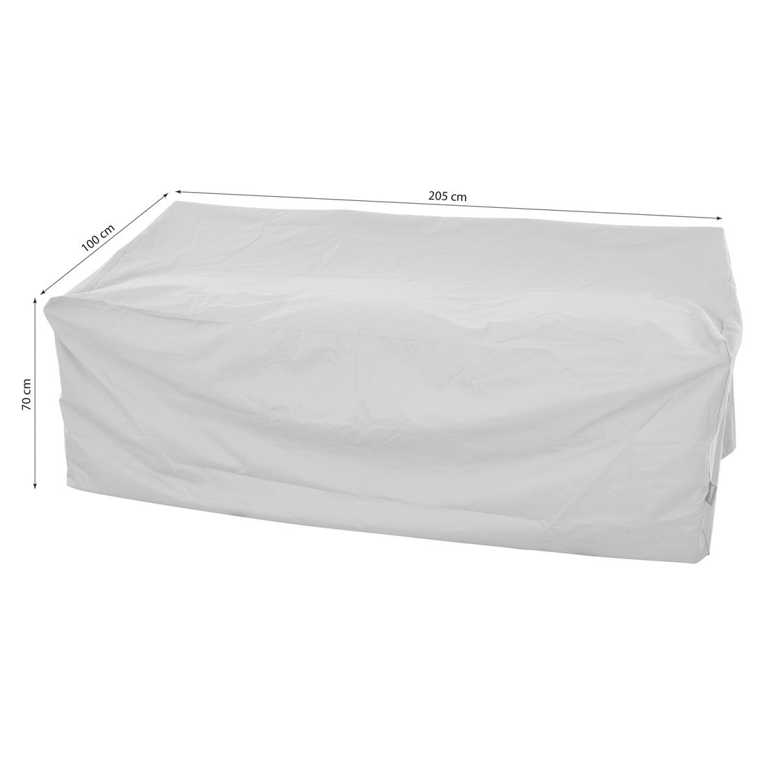 Møbeltrekk for hagesofa Plus 205x100x70 cm - Siena Garden detalj av materiale