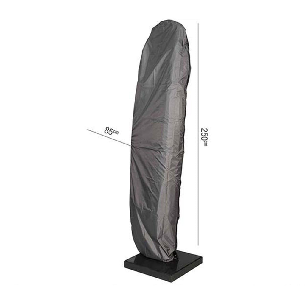 Møbeltrekk for fritthengende parasoll 300x300cm Ø350cm - AeroCover bakside