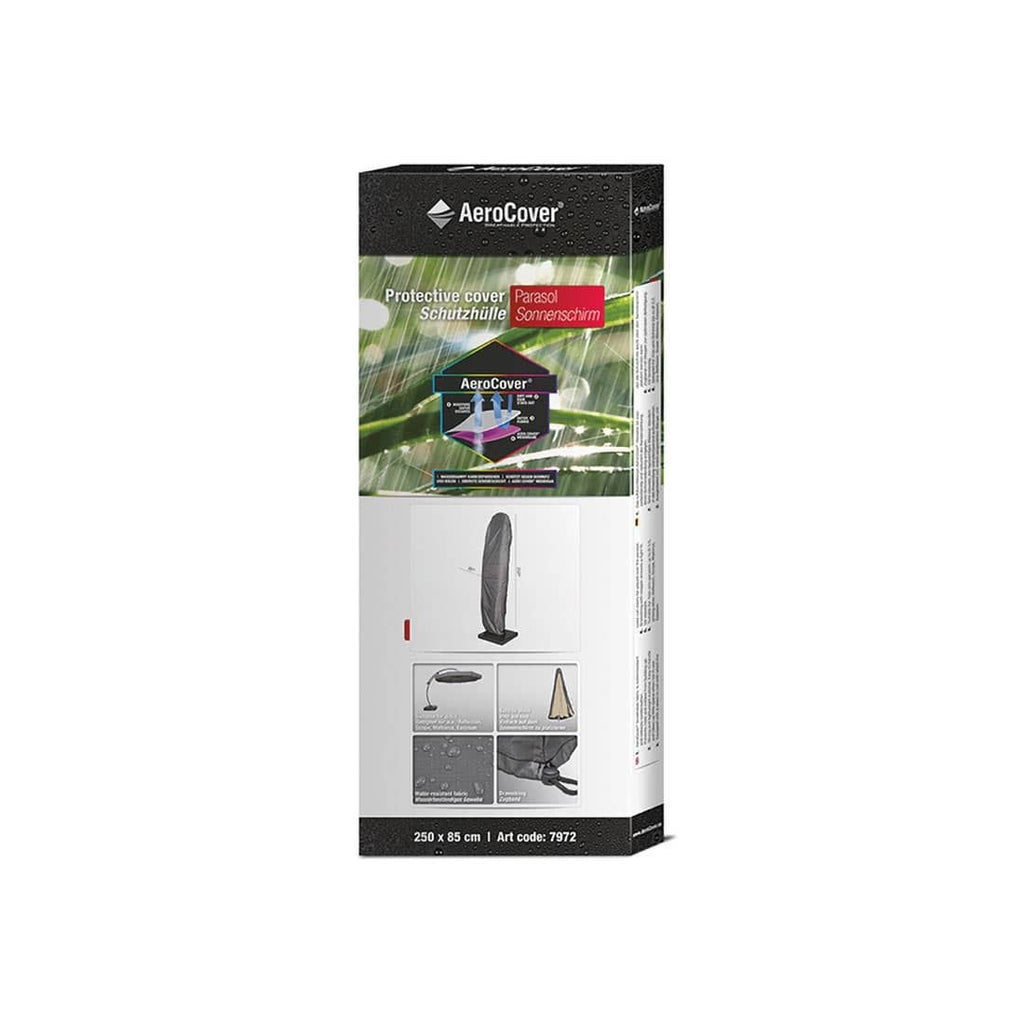 Møbeltrekk for fritthengende parasoll 300x300cm Ø350cm - AeroCover materiale og tekstur