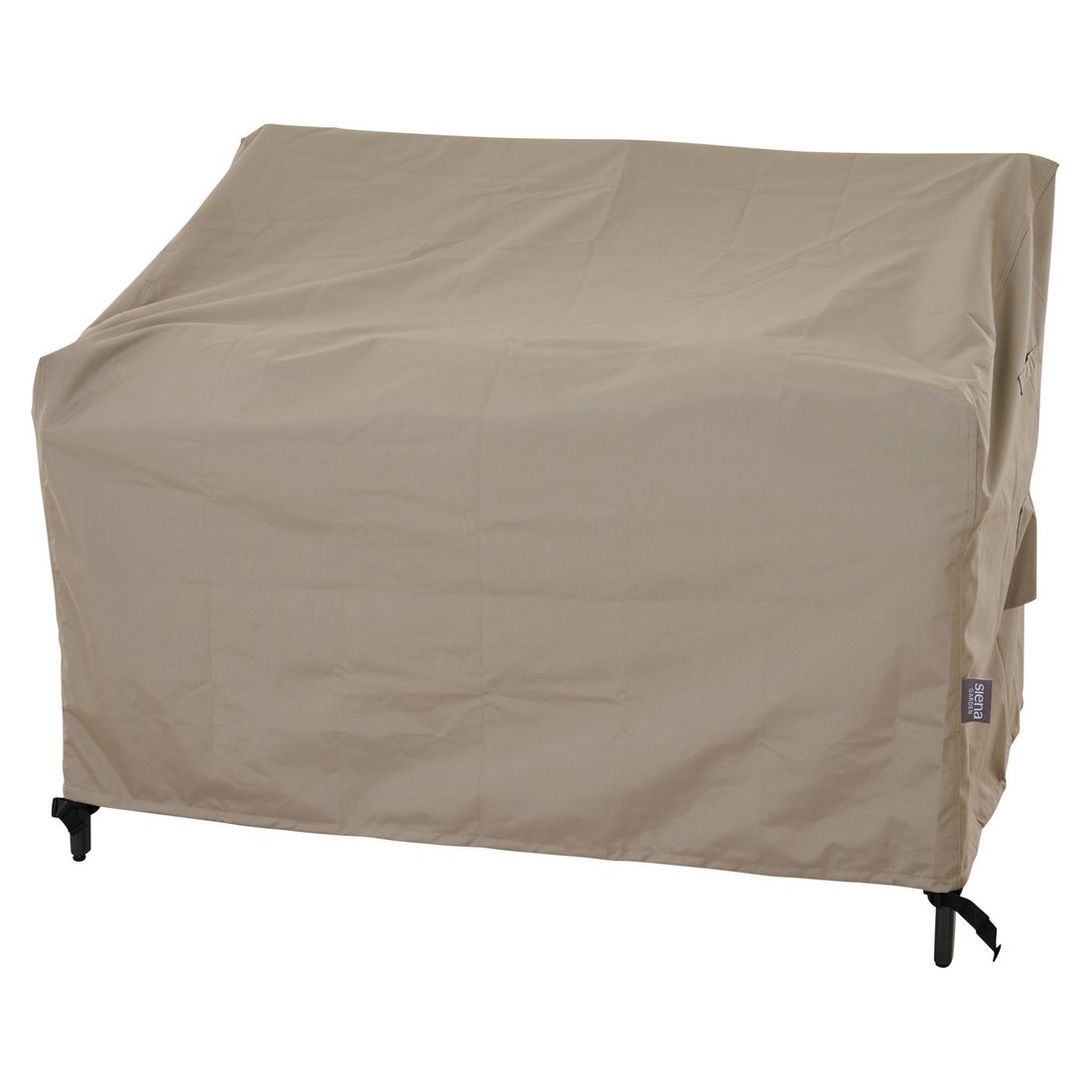 Møbeltrekk til hagebenk Plus 130x75x65/85 cm Siena Garden forfra