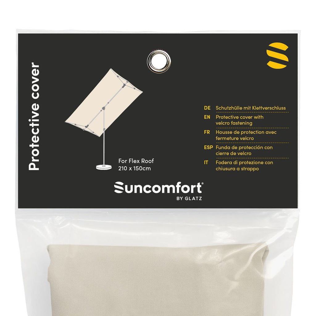 Detalj av Møbeltrekk til midtstolpe-parasoll Flex-Roof - Suncomfort tekstil