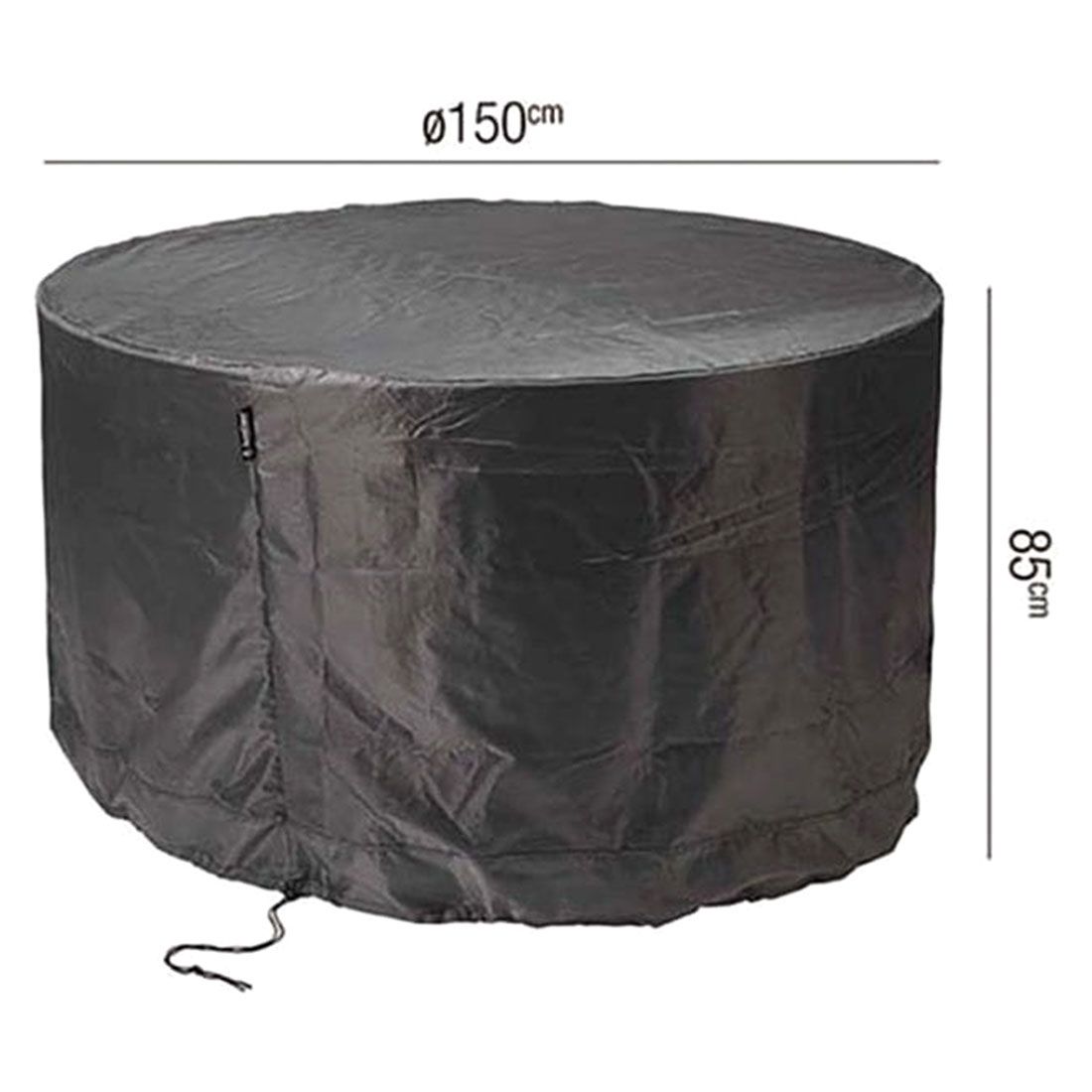 Møbeltrekk til sittegruppe Ø150x85 cm, polyester - AeroCover forfra