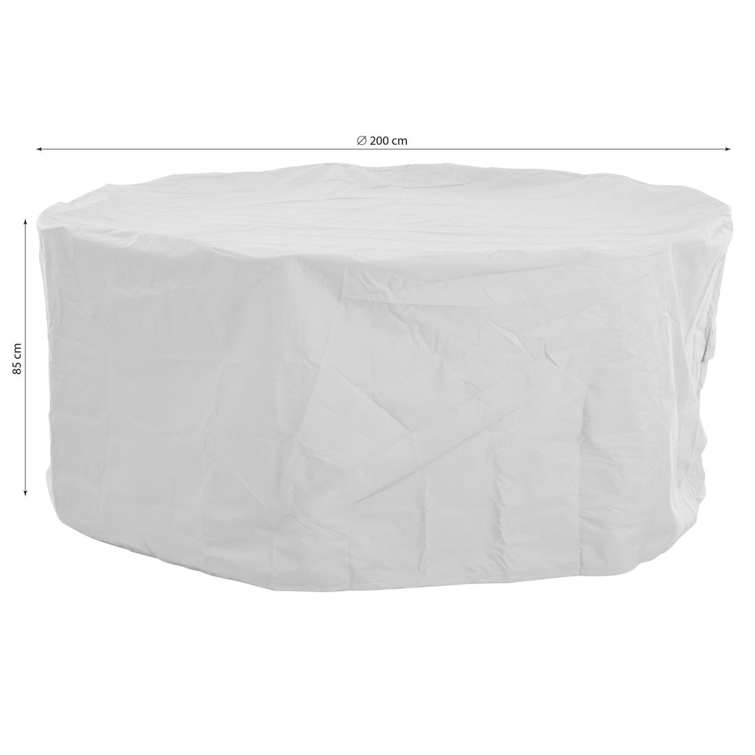 Møbeltrekk til sittegruppe Plus Ø200x85 cm - Siena Garden bakside