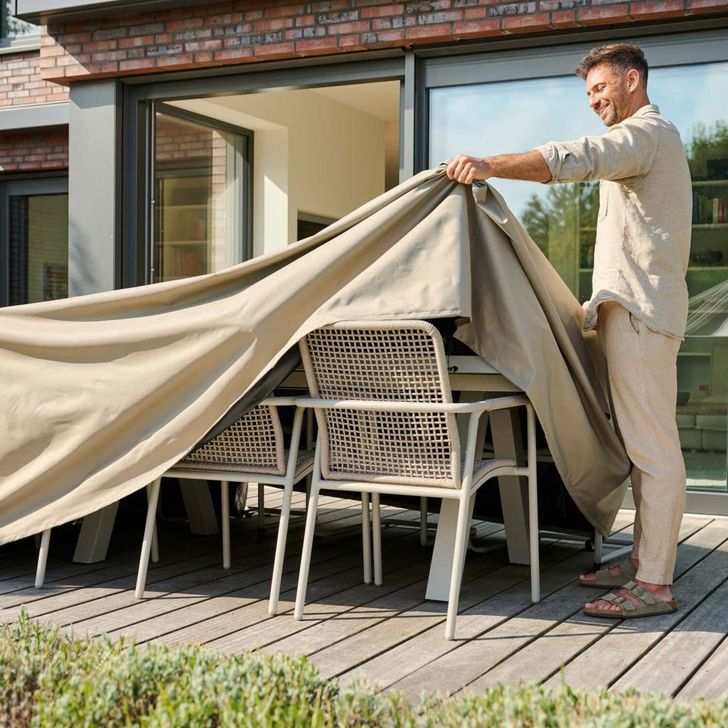 Møbeltrekk til sittegruppe Plus 240x150x100 cm beige tørker raskt