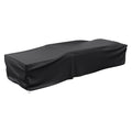 Møbeltrekk til solseng 75x210x40 cm svart - OUTLIV forfra