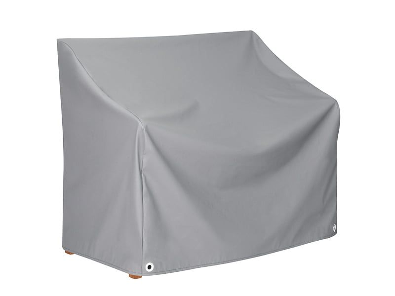 Møbeltrekk til hagebenk 130x63x83 cm grå fra Heinemeyer sett forfra