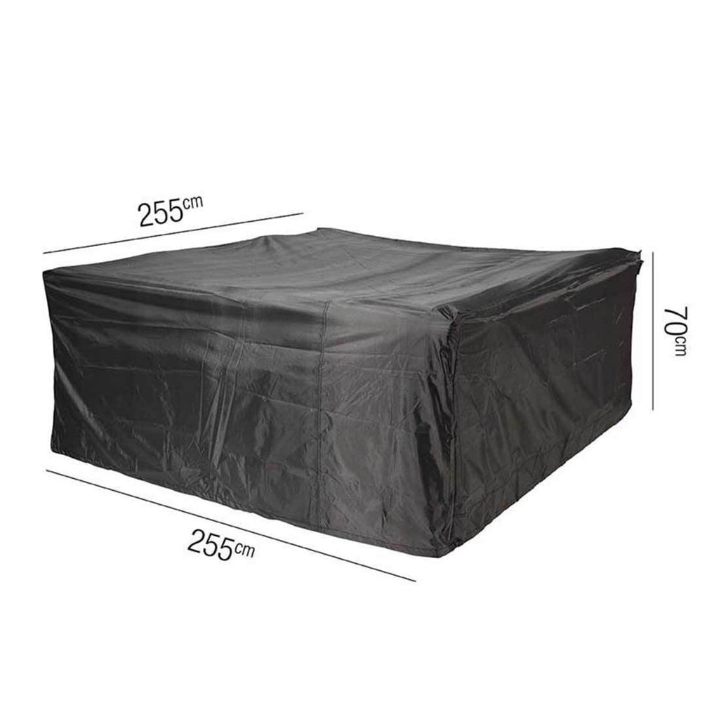 Bakside av møbeltrekk til sittegruppe 255x255x70 cm antrasitt