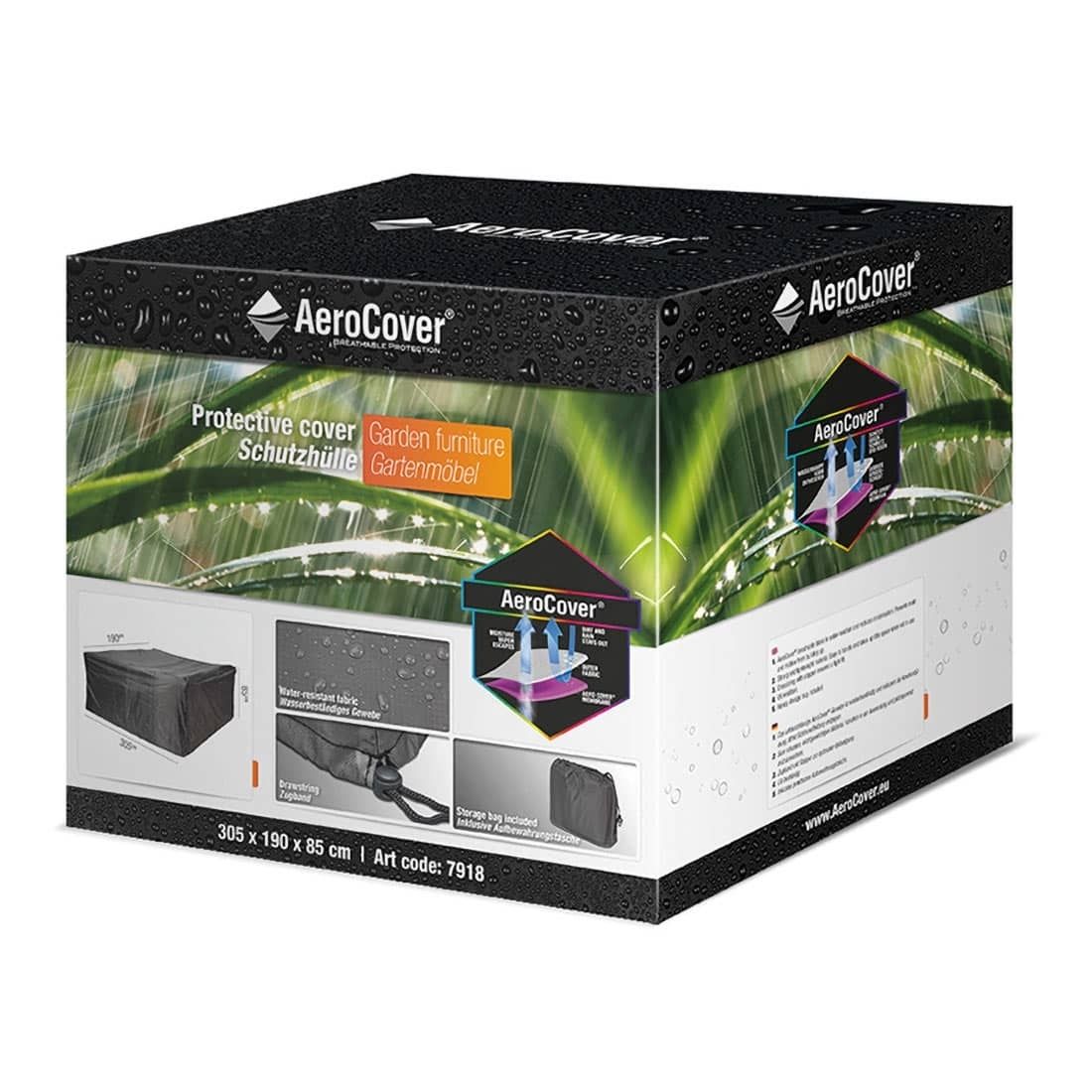 Oppbevaringspose til møbeltrekk til sittegruppe 305x190x85 cm polyester - AeroCover