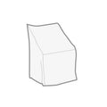 Møbeltrekk til hagestol 65x65x55/75 cm - Heinemeyer i transparent plast