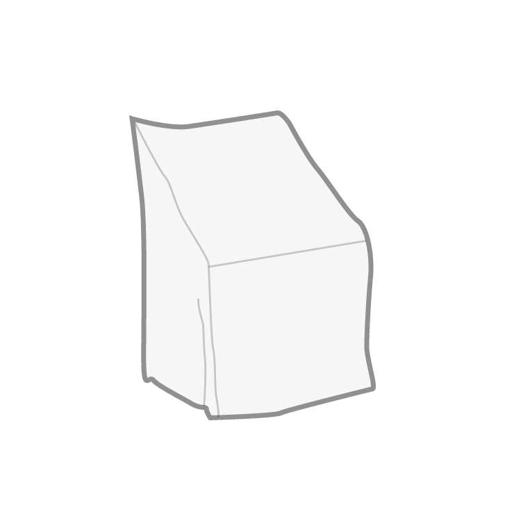 Møbeltrekk til hagestol 65x65x55/75 cm - Heinemeyer i transparent plast