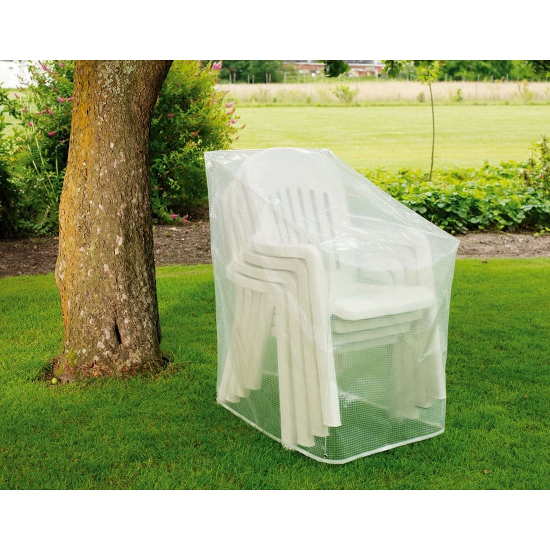 Møbeltrekk til hagestol 68x68x67/115 cm Heinemeyer transparent plast