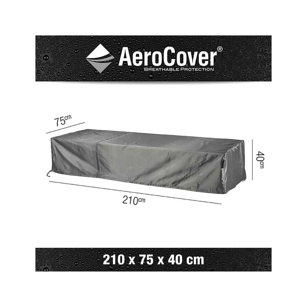 Møbeltrekk til solseng 75x210x40 cm antrasitt - AeroCover i oppbevaringspose