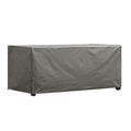 Møbeltrekk Atlanta for hagesofa 213x75x61 cm grå sett forfra