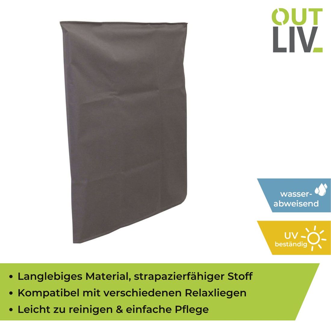 Montert møbeltrekk Deluxe til relax-stol 93x82 cm antrasitt