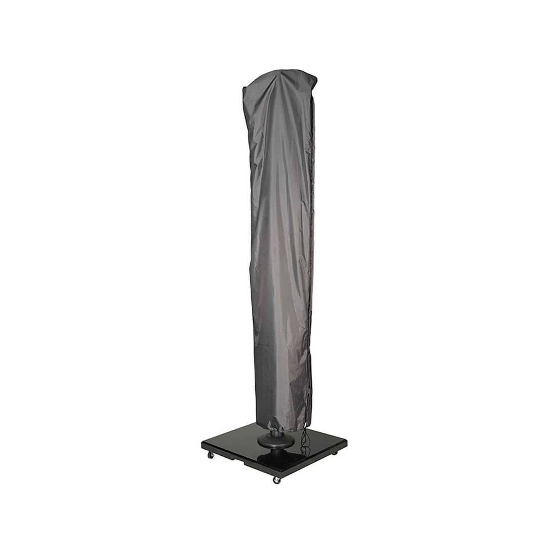 Detaljbilde av søm og materiale på møbeltrekk for fritthengende parasoll 300x300cm antrasitt - AeroCover