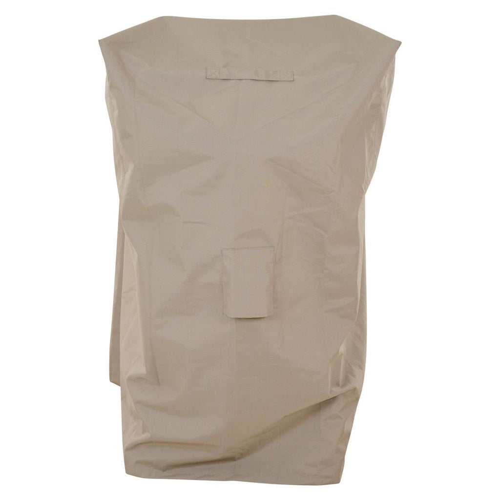 Nærbilde av festesystem på møbeltrekk til hagestol 67x67x80/110 cm beige