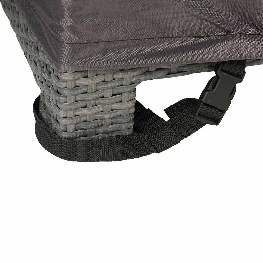 Nærbilde av justerbart snøre på møbeltrekk for hjørnesofa ute 235x235x100x70 cm - AeroCover