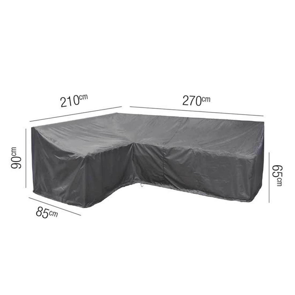 Møbeltrekk for hjørnesofa ute 270x210x65/90 cm - AeroCover bakside