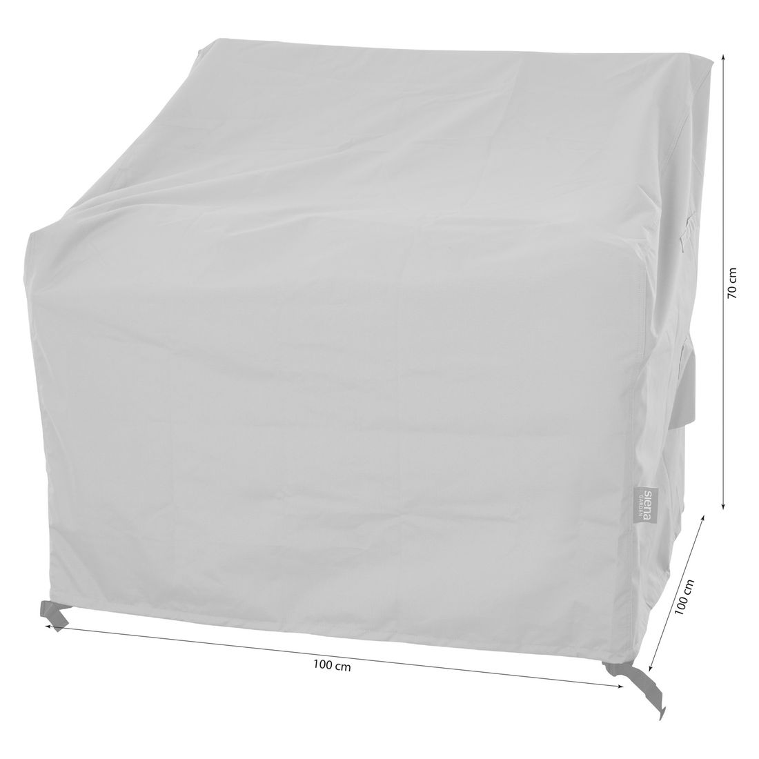 Møbeltrekk til loungestol Plus 100x100x70 cm bakside