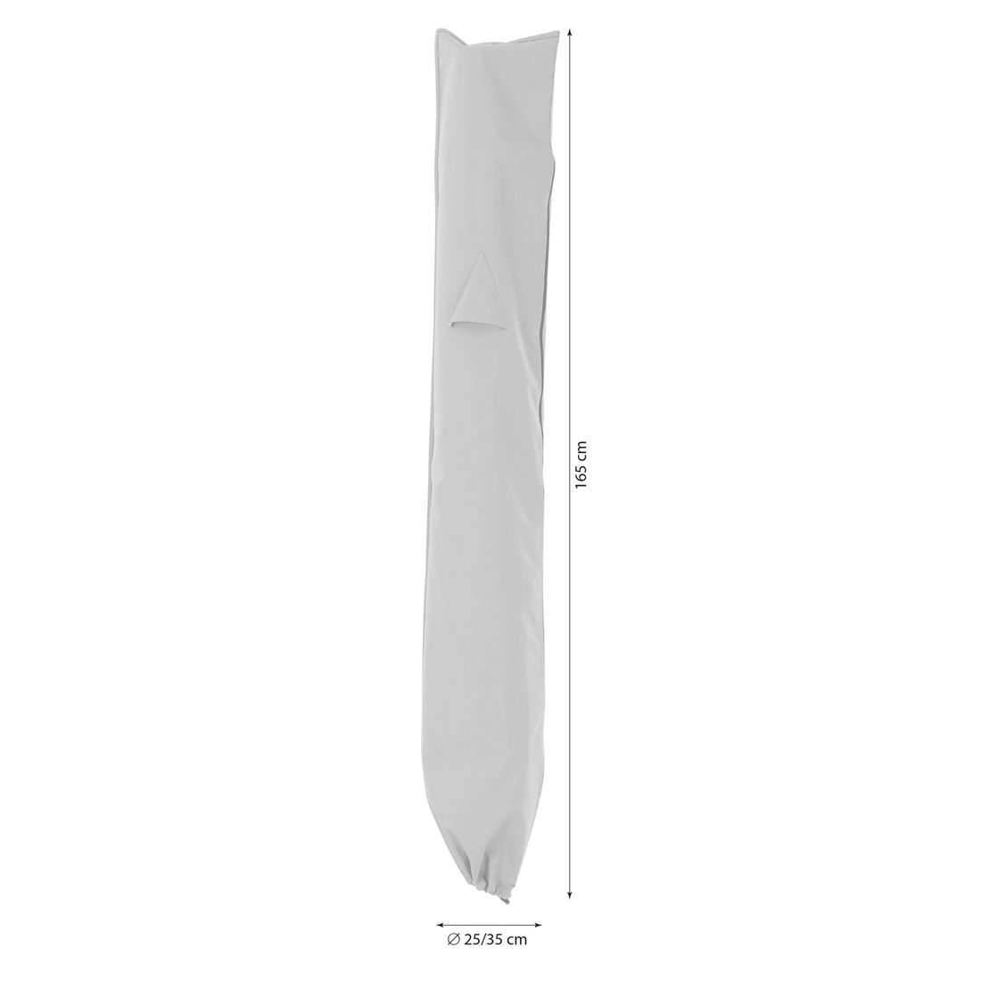 Møbeltrekk for midtstolpe-parasoll Ø300 cm Plus - Siena Garden bakside