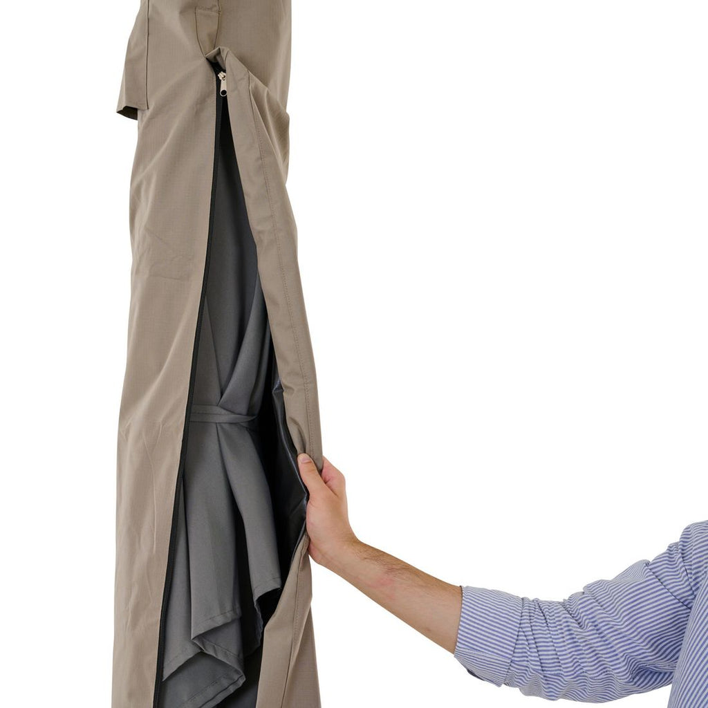 Møbeltrekk for midtstolpe-parasoll Ø300 cm Plus - Siena Garden tekstilmateriale