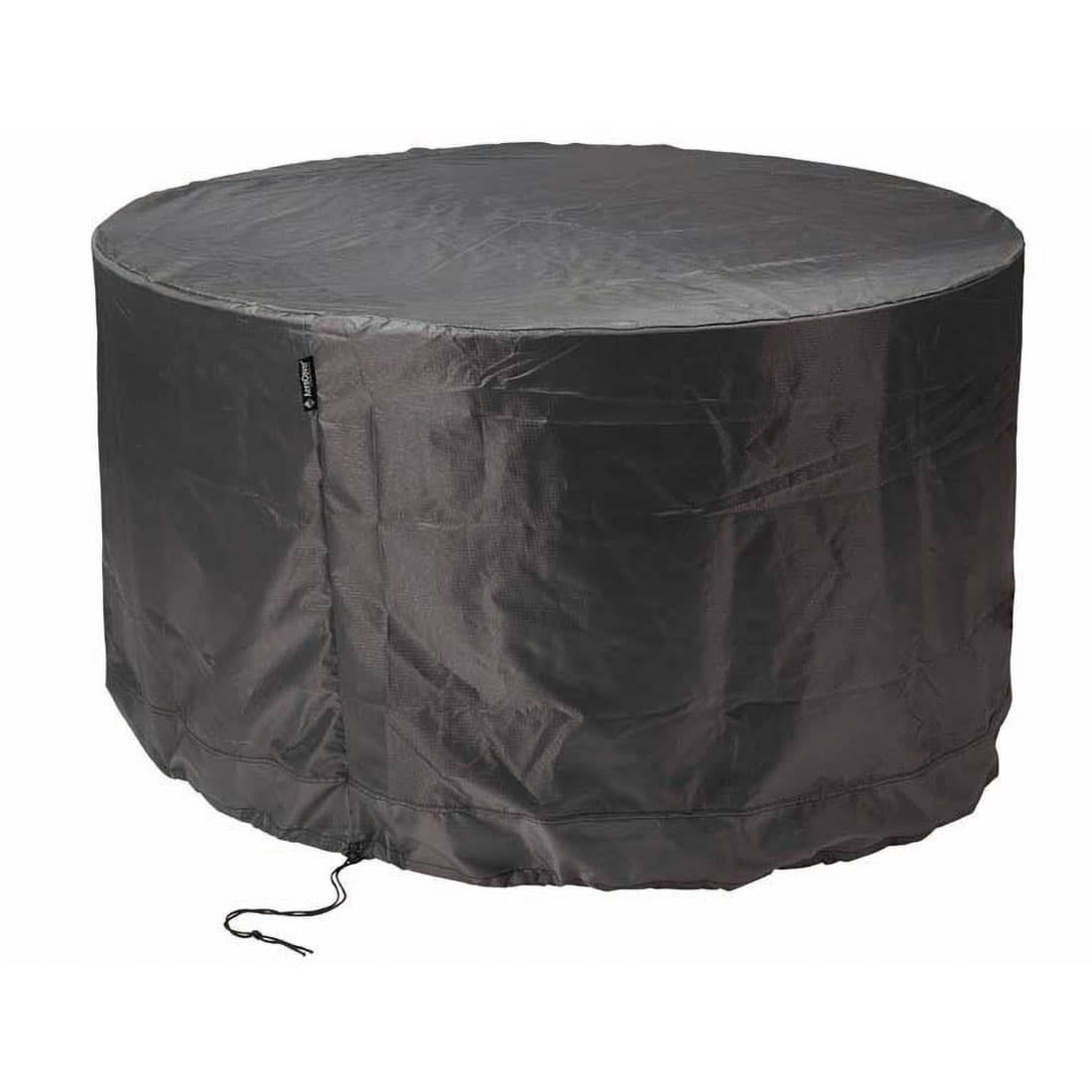 Visning av pusteevne på møbeltrekk til sittegruppe Ø200x85 cm antrasitt AeroCover