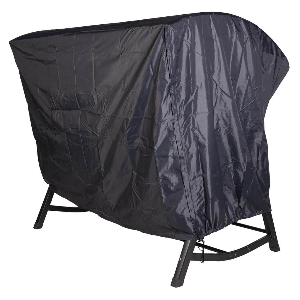 Møbeltrekk til hagehuske 210x145x150 cm svart - OUTLIV forfra