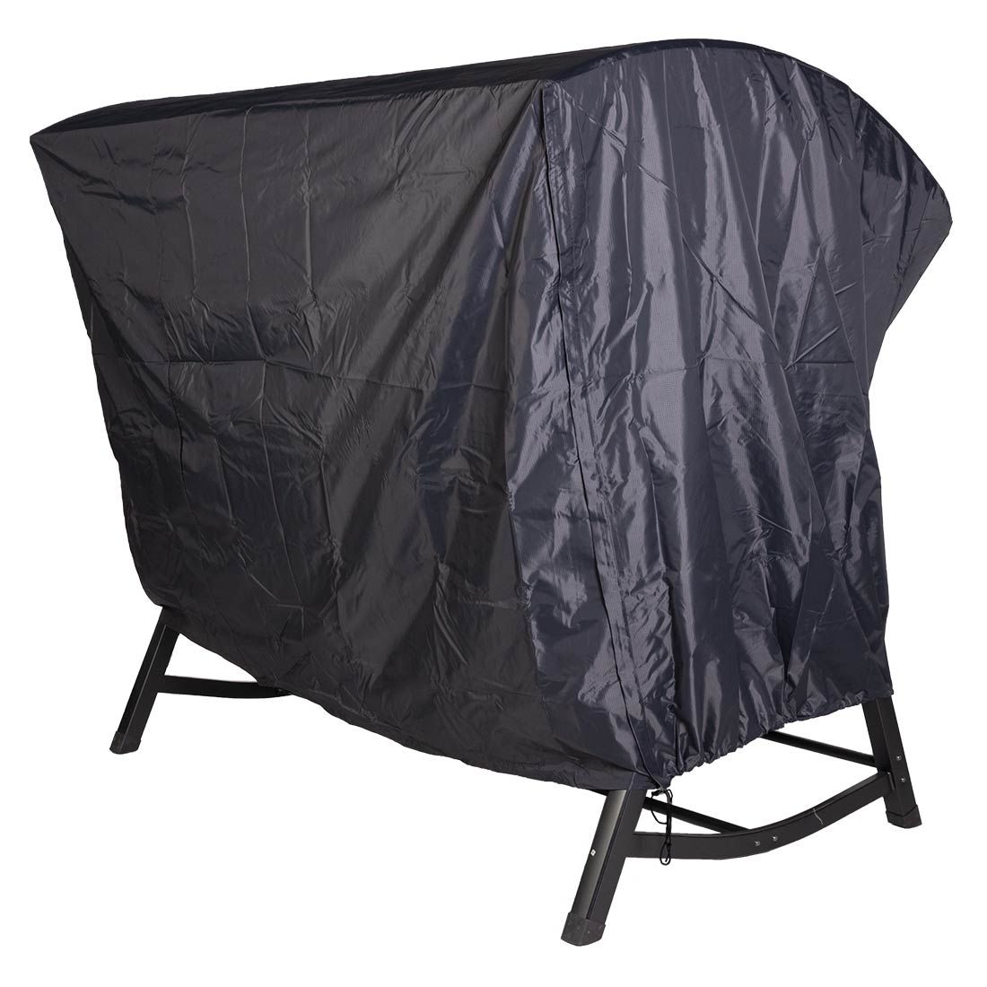 Møbeltrekk til hagehuske 210x145x150 cm svart - OUTLIV forfra