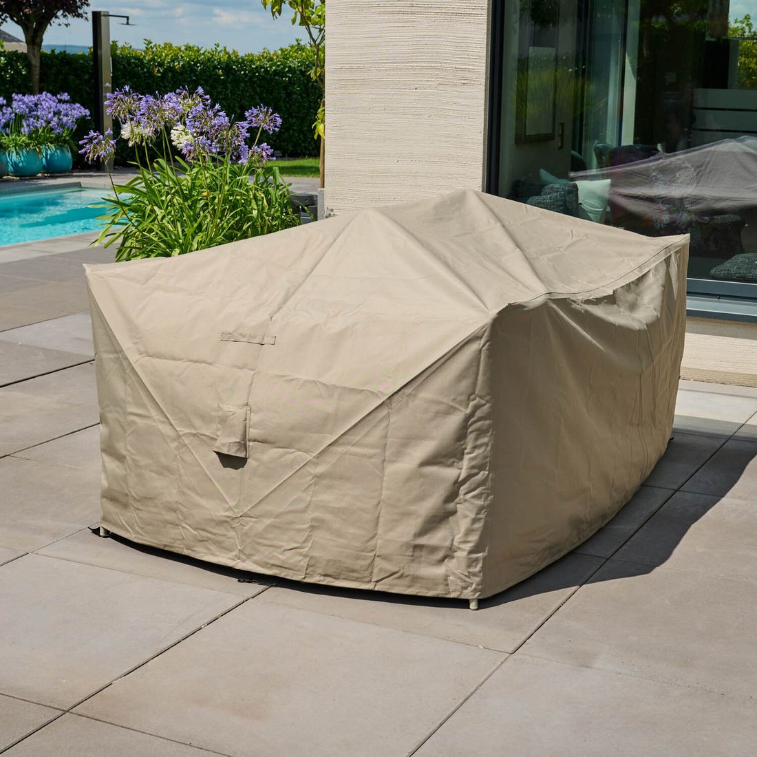 Møbeltrekk til sittegruppe Plus 280x150x85 cm beige bakside